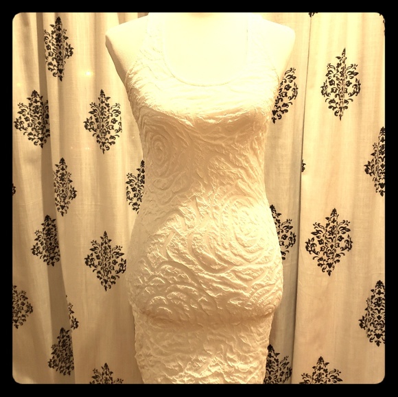 White forever 21 bandage dress small - Picture 2 of 3